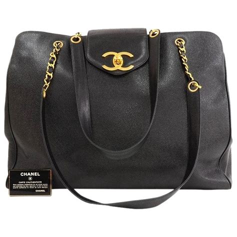 chanel caviar supermodel tote